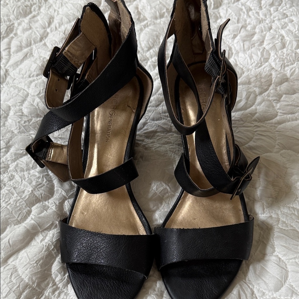 BCBG Generation Strappy Heeled  Shoes